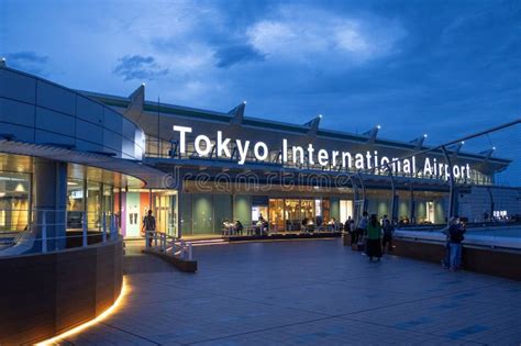Tokyo International Airport Better Known As Haneda Airport Editorial