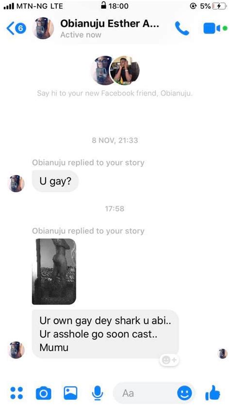 Nigerian Man Calls Out Lady For Being Homophobic After He Shared His Nude Photos