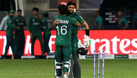 Babar Azam Mohammad Rizwan Break T World Cup Partnership Record