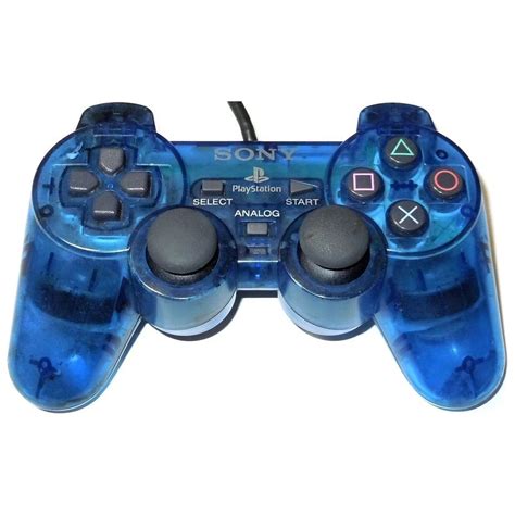 Sony Playstation 2 Dual Shock 2 Wired Game Controller in Ocean Blue ...