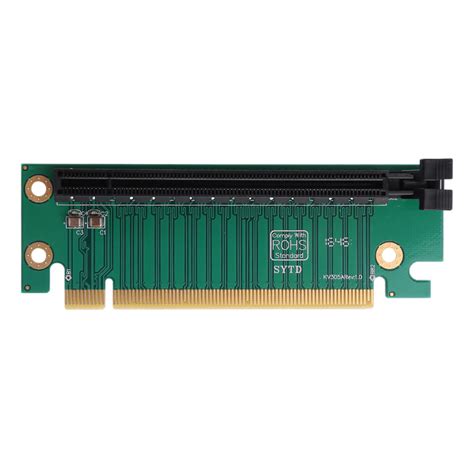 Pci E Express 16x 90 Degree Adapter Riser Card For 2u Computer Chassis