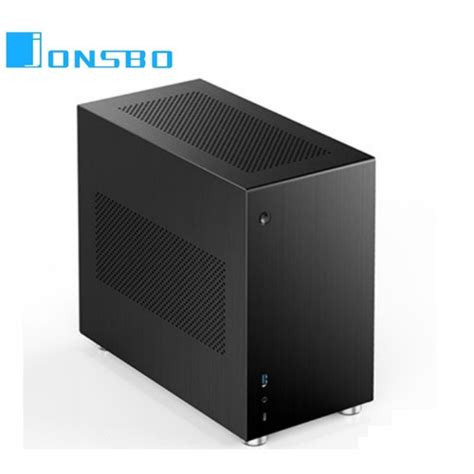 Jual JONSBO V10 BLACK ALUMINIUM MINI ITX HTPC COMPUTER CASE Jakarta