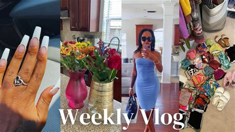 Weekly Vlog Vacay Prep Pack With Me New Nails Diy Hair New