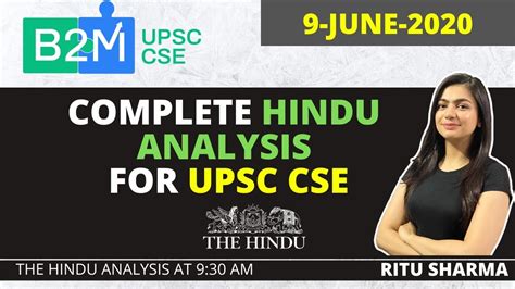 June Complete Hindu Analysis For Upsc Cse Crack Upsc Cse Ias