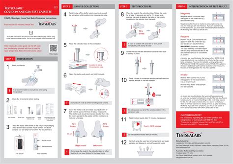 Testsealabs Covid 19 Rapid Antigen Test Nasal Kit 5 Pack