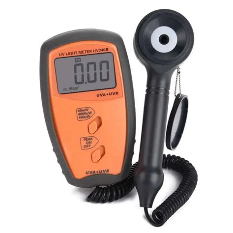 UV340B Digital UV Luxmeter Handheld UV Light Meter UVA UVB Lighting ...