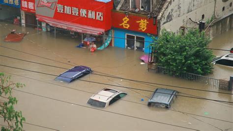 Chine Inondation Catastrophique Dans Le Pays Plus De