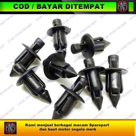 Jual Baut Kancing Klip Nmax Cbr Ninja Original Rivet Body Plastik Hitam