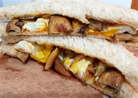 Resep Sandwich Telur Jamur Kancing Oleh Eunike Kartini Cookpad