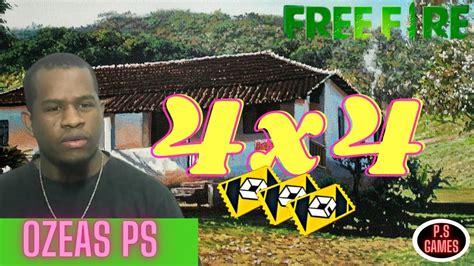 Acordei 4x4 Ao Vivo Garena Free Fire Max Xtreino Ozeas PS