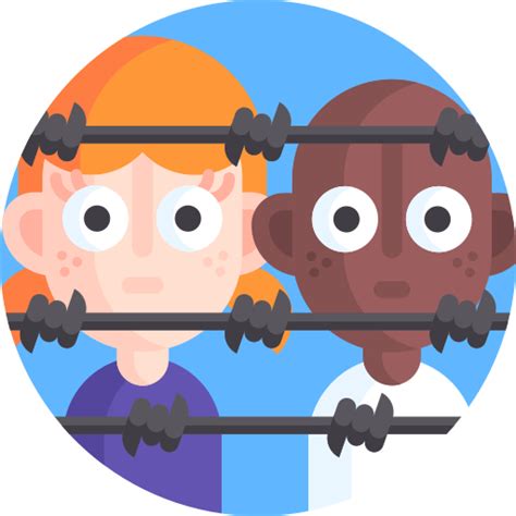 Detention Detailed Flat Circular Flat Icon