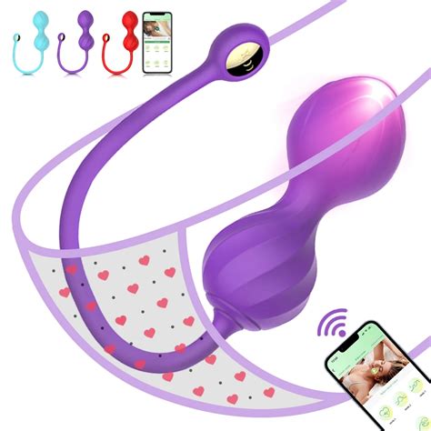 Kegel Ball Vibrator Wireless Remote Control Vaginal Ball Clitoral G