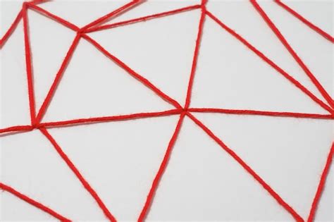 Free Photo Still Life Of Red Thread Connection