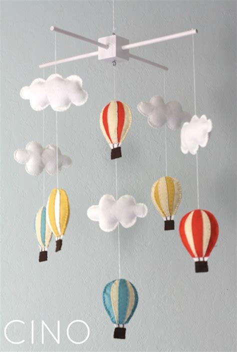 Hot Air Balloon Baby Mobile