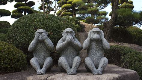 See No Evil Speak No Evil Hear No Evil Statue Of The Three Flickr