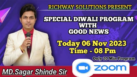 Special Diwali Program Good News Richway Solutions Youtube