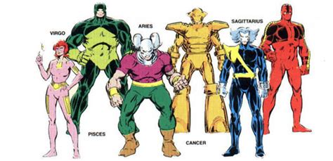 Image Zodiac Team From Official Handbook Of The Marvel Universe Vol