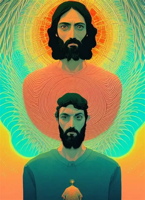 Symmetry Stunning Portrait Of The Jesus By Victo Stable Diffusion