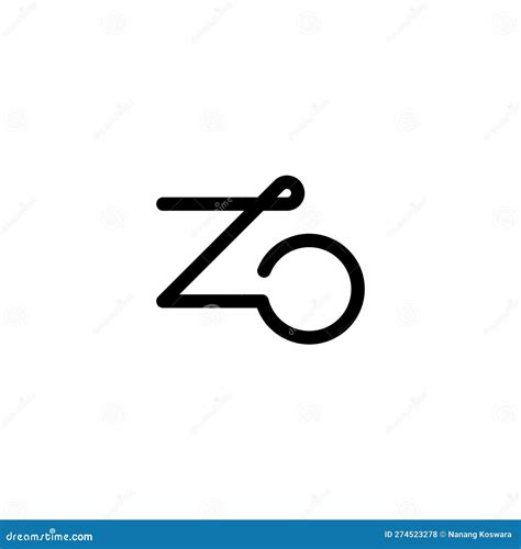 Zo Logo Zo Monogram Initial Zo Logo Letter Zo Logo Letter Zo Icon