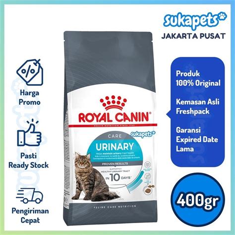 Jual Royal Canin Urinary Care Makanan Kucing Dewasa 400gr Shopee