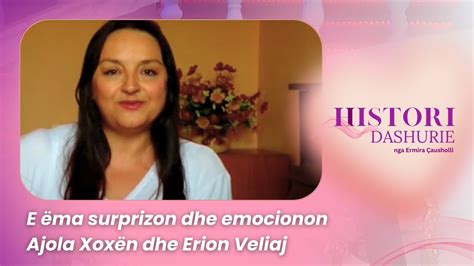 E ëma surprizon dhe emocionon Ajola Xoxën dhe Erion Veliaj YouTube