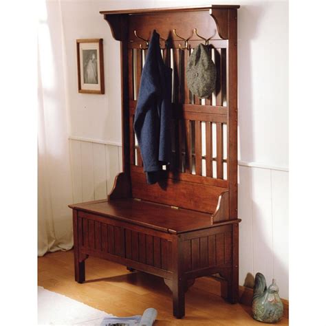 Home Styles™ Hall Coat Tree Storage Bench 117954 Living Room At