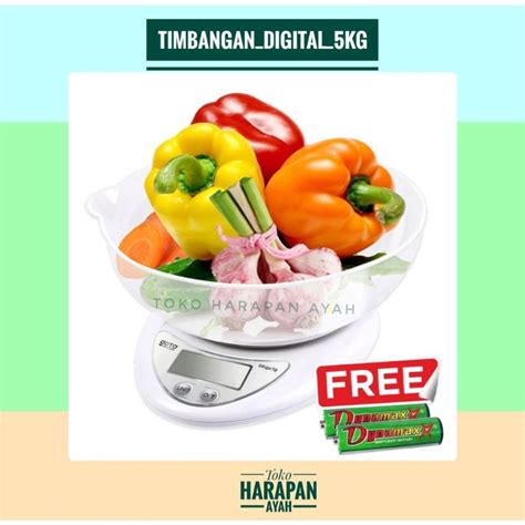 Jual Timbangan Dapur Digital Kue Bumbu Mangkok Kitchen Scale Timbangan