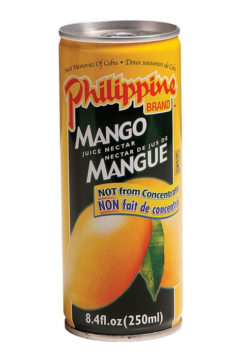 Philippine Brand Mango Juice Nectar 250ml - profoodcorp.com