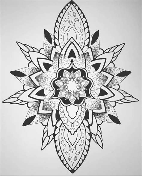 Pin by âu phụng on Mandala Mandala tattoo design Geometric mandala