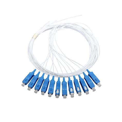 30 Pcs Fiber Optic Bundle Pigtail Sc Single Mode 12 Core 15m Pigtail