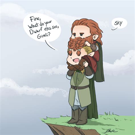 LotR - Legolas and Gimli by caycowa on DeviantArt