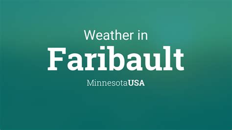 Weather for Faribault, Minnesota, USA