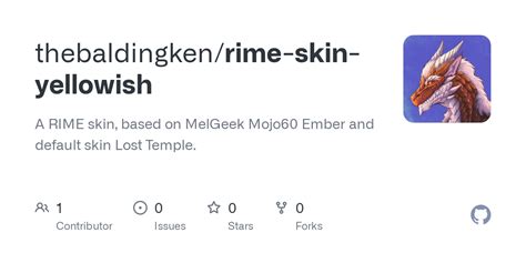 Github Thebaldingkenrime Skin Yellowish A Rime Skin Based On