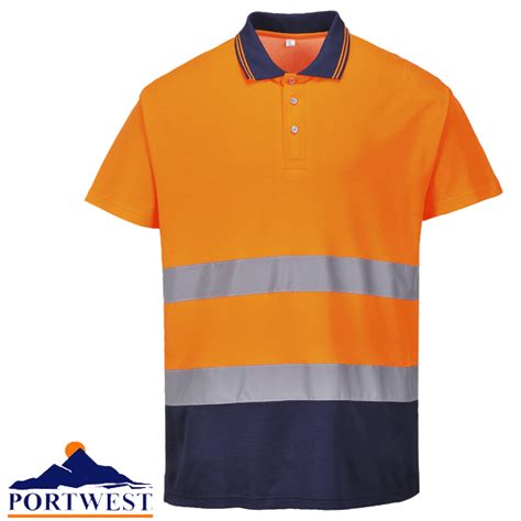 Portwest Two Tone Cotton Comfort Polo S174