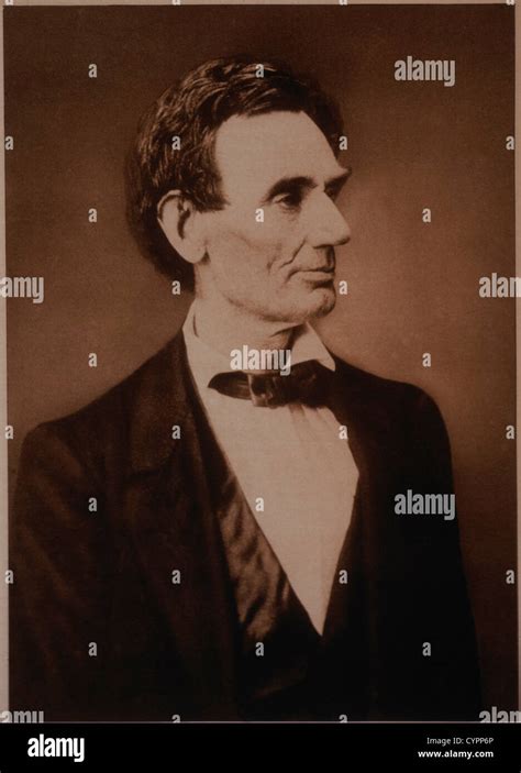 Abraham Lincoln 1809 1865 16th President Of The United States Portrait As Lawyer 1832 Stock