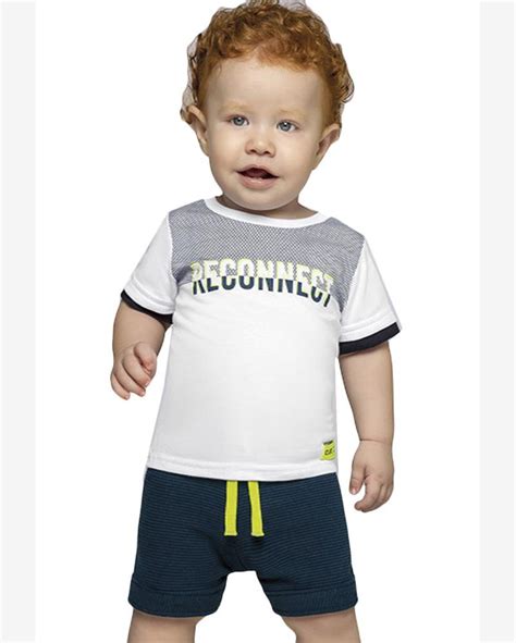 Riachuelo Conjunto Infantil Estampado Branco Coloritt