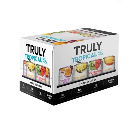 TRULY HARD SELTZER TROPICAL VARIETY PACK 12 X Can 355 Ml The Beer Store