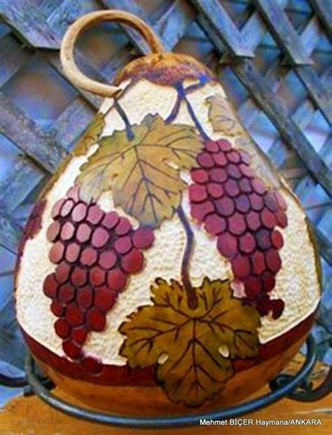 Pin By Faruk Alcelik On E Tl P Nler Gorgeous Gourds Gourd Art