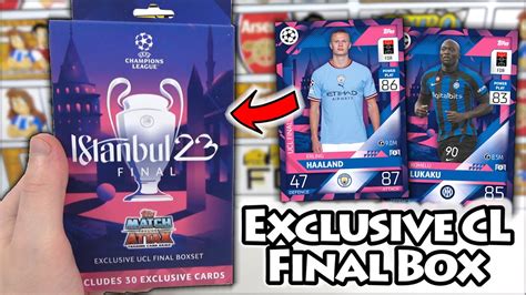 New Match Attax Uefa Champions League Final Limited Edition Box