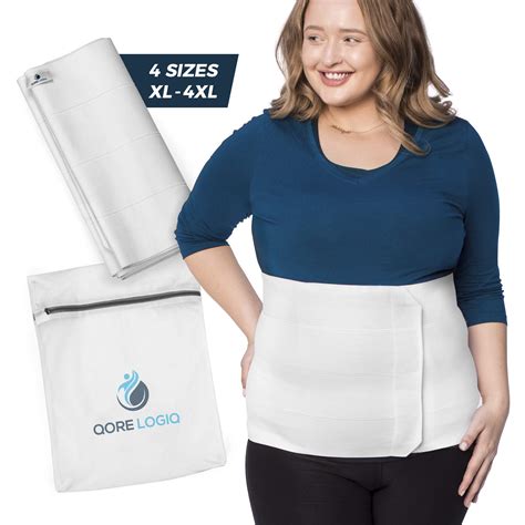 Buy Qore Logiq Plus Size Abdominal Binder Post Surgery For Larger Men Women Postpartum Belly