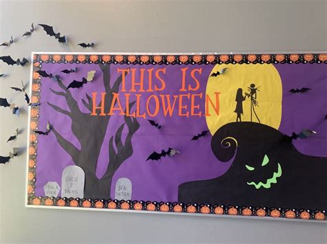 Halloween Bulletin Board In 2023 Halloween Bulletin Boards Halloween Preschool Halloween