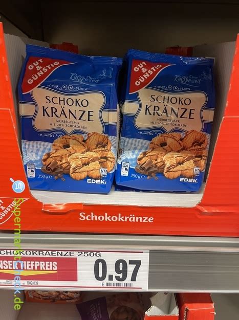 gut günstig Schoko Kränze 250g Preis Angebote Kalorien Nutri Score