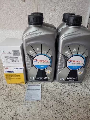 Troca Óleo 10w40 Citroen C3 Glx 1 4 8v 2 Filtros Originais