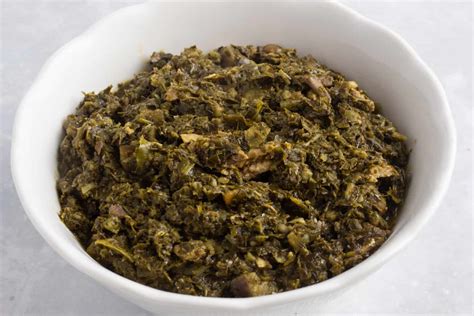 Congolese Cassava Leaf Soup Pondu Eat Well Abi