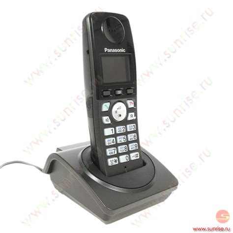 Дополнительная трубка Panasonic KX-TGA 809RUT (темно-серый металлик ...