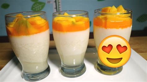 Resep Puding Susu Mangga Sederhana Bikin Tenggorokan Adem Cara