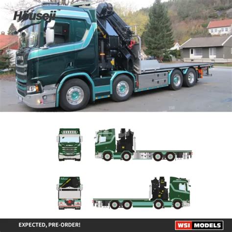 Wsi Tm Hansen Scania R Normal Cr N Riged Flatbed Truck X