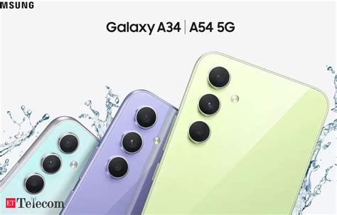 Samsung Galaxy A54 Samsung Launches Galaxy A54 5g A34 5g In India From Rs 30999 Et Telecom