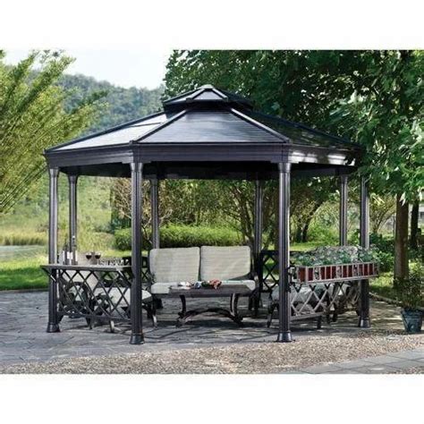 Black Pyramid Outdoor Metal Gazebo at best price in Hyderabad | ID: 15460136773