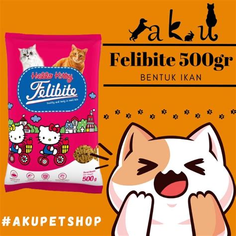 Jual Felibite Tuna Cat 500Gr Makanan Kering Untuk Kucing Dewasa